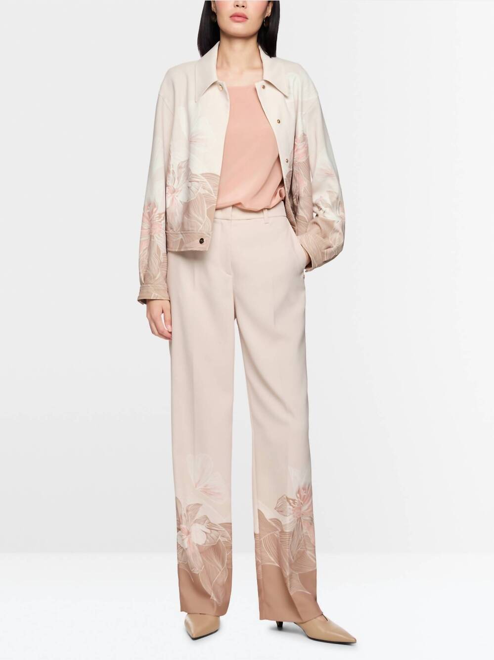 NEW MARC CAIN high waist pant in beige